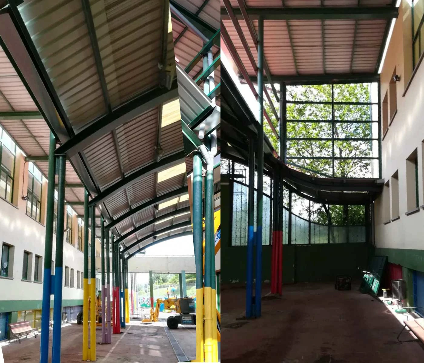 Obra pública cubierta ikastola